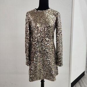 Banana Republic Sequin Mini  Holiday Dress
